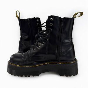 Doc Martens Jadon Platform Boots, Black Leather, Dr. Martens, US Women’s Size 6